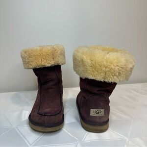 Ugg Women's Downtown Sheepskin Suede Boots 5210 Size 9